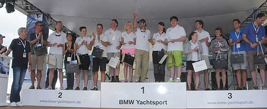 Siegerehrung BMW Sailing Cup 2012 in Starnberg (©Foto: Ingrid Grossmann